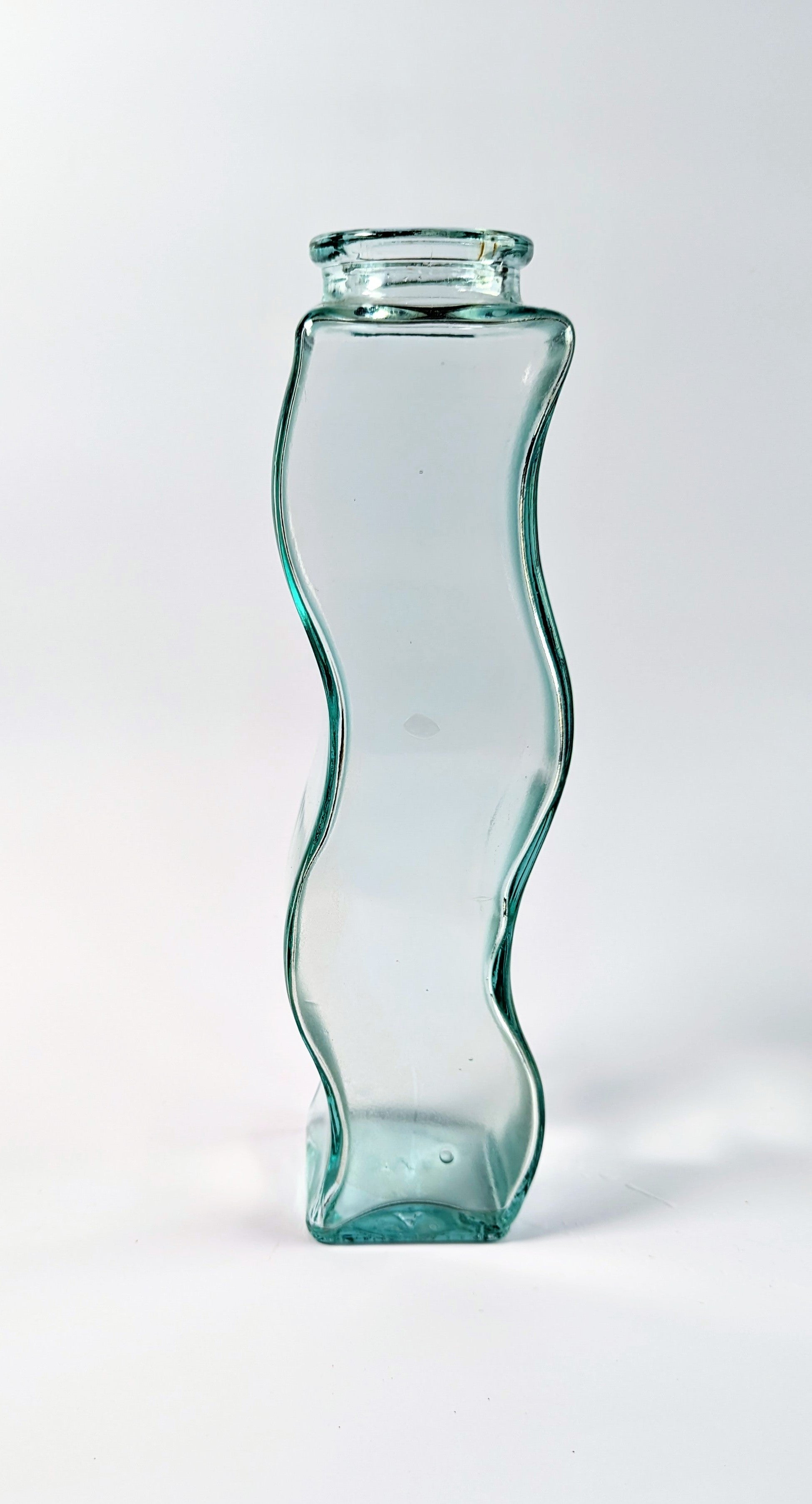Vintage Glass Squiggle Vase