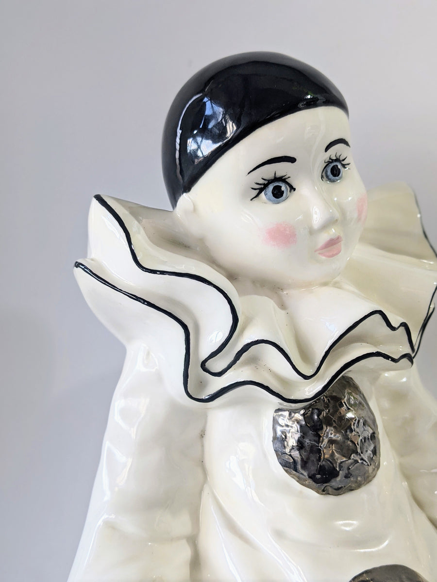 Large Vintage Pierrot Ceramic Clown Statue – Tickled Pink Finds