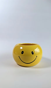 Vintage Smiley Face Planter