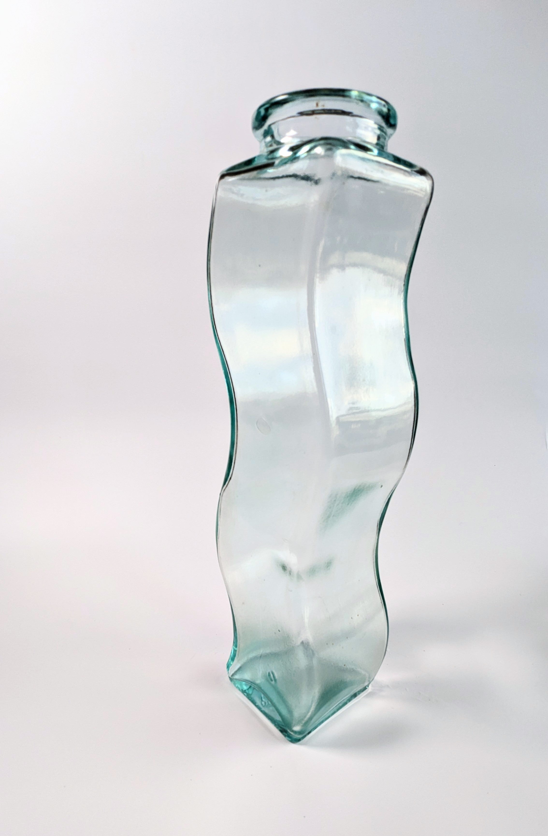 Vintage Glass Squiggle Vase