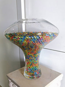 Large Glass Atomic Mushroom Vase