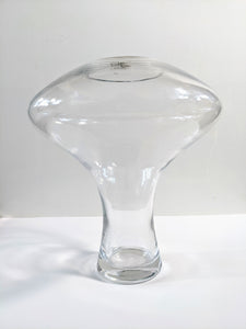 Large Glass Atomic Mushroom Vase