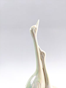 Iridescent Ceramic Cranes
