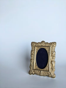 Vintage Ornate Brass Photo Frame