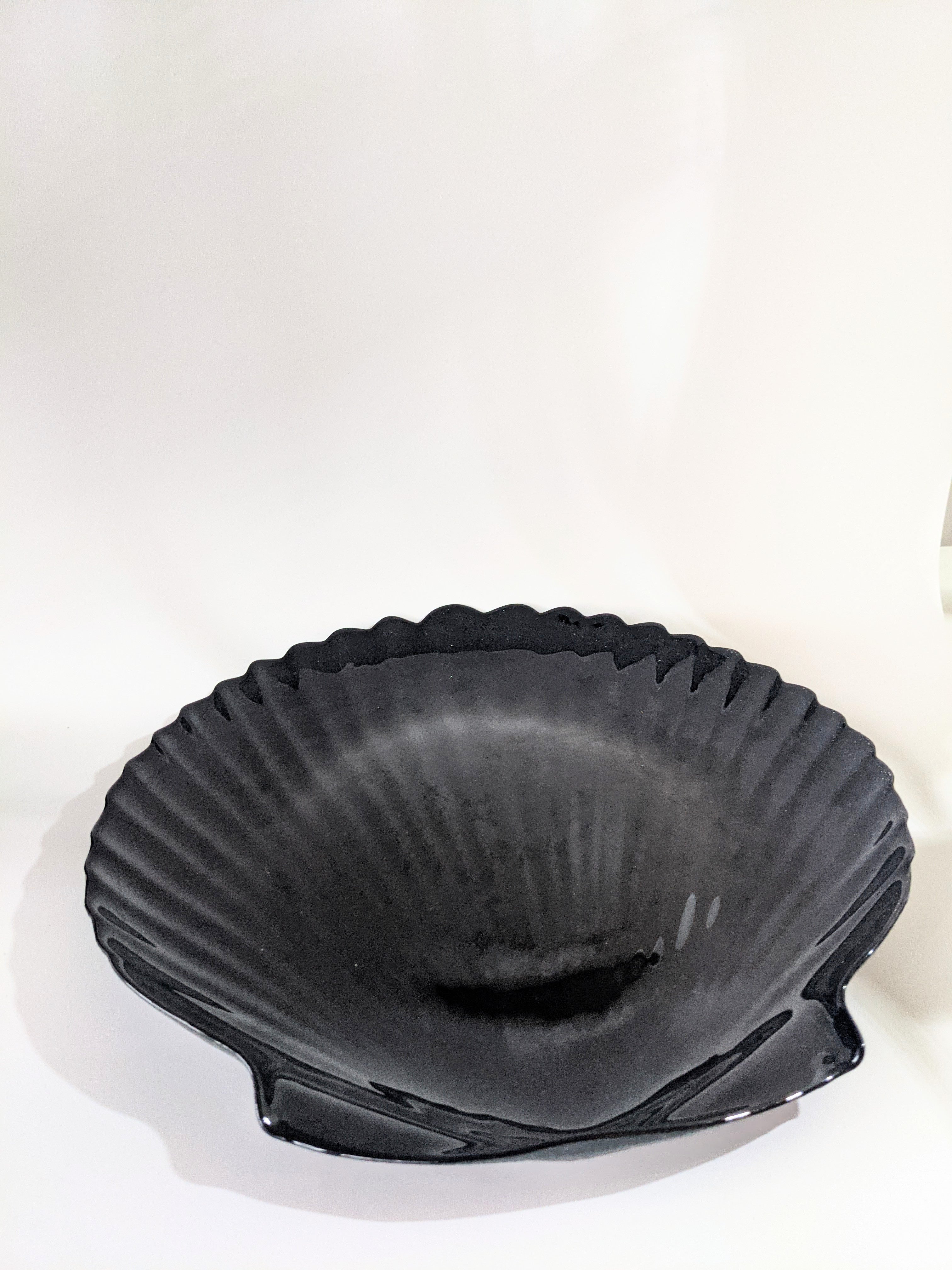 Vintage Black Shell Platter