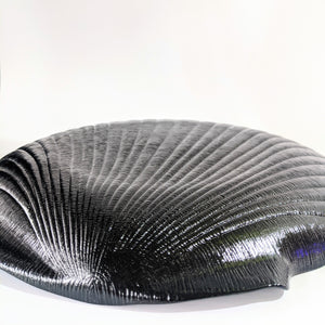 Vintage Black Shell Platter
