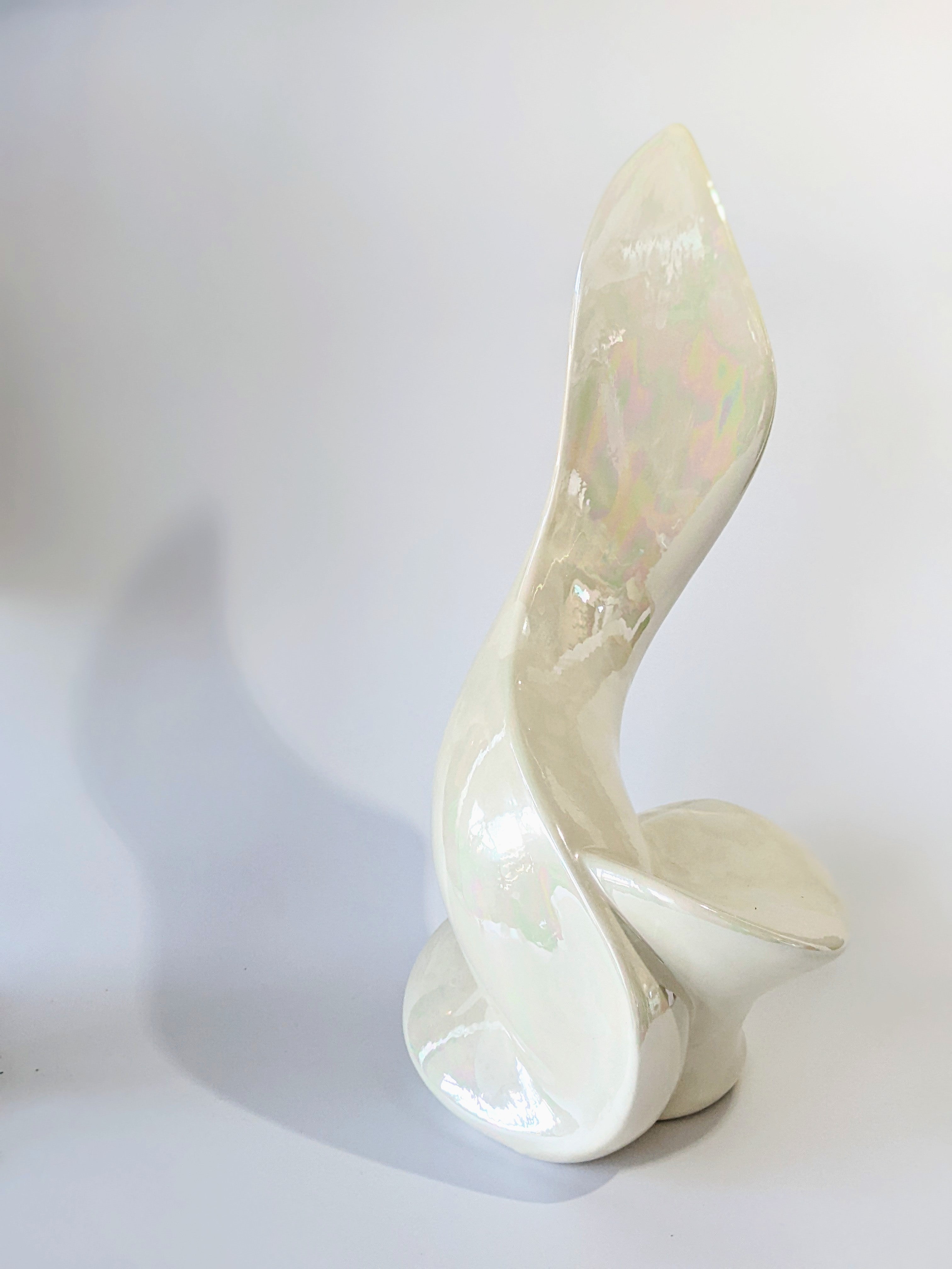 Vintage Abstract Ceramic Sculpture