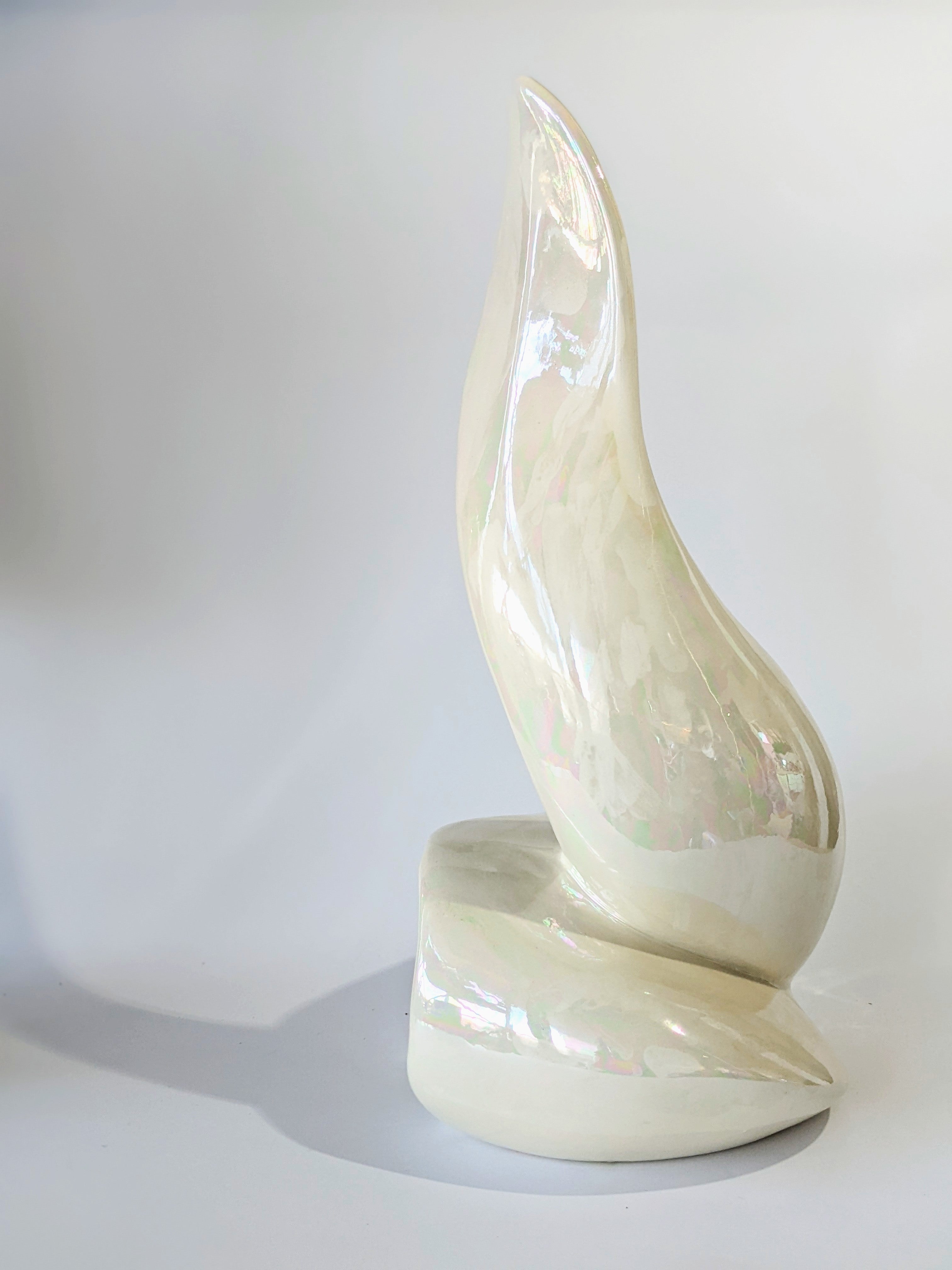 Vintage Abstract Ceramic Sculpture
