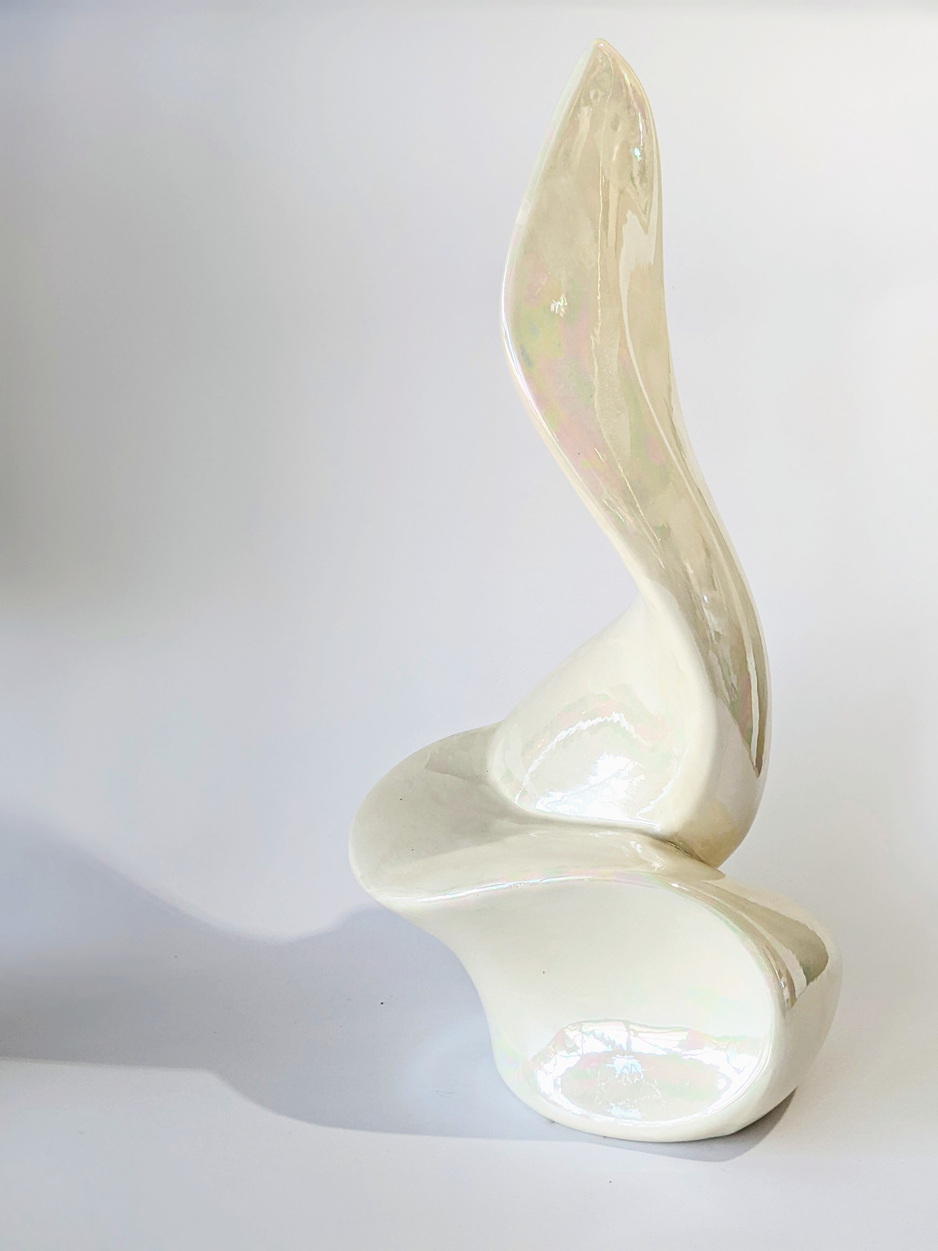 Vintage Abstract Ceramic Sculpture