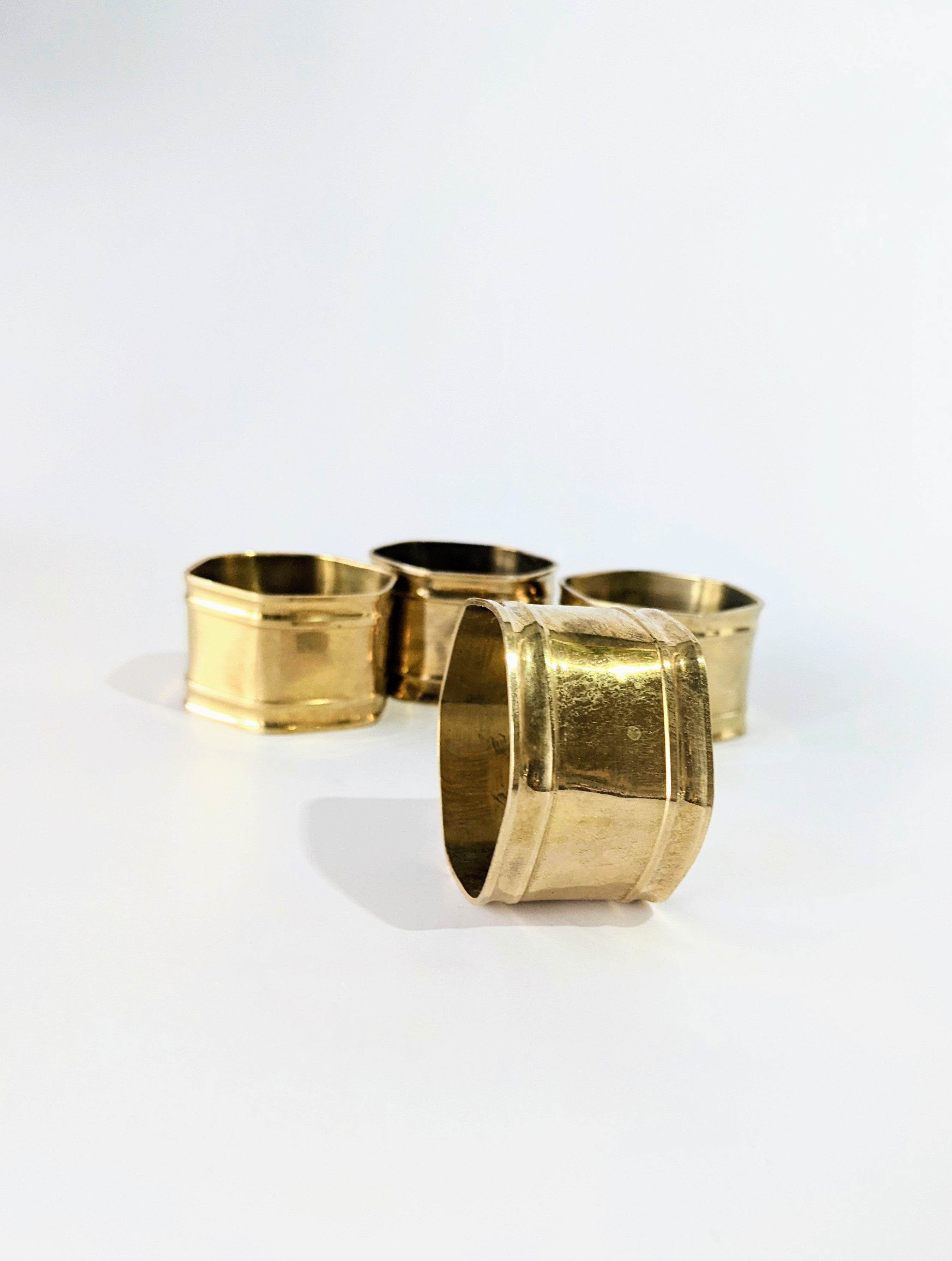 VIntage Brass Napkin Rings