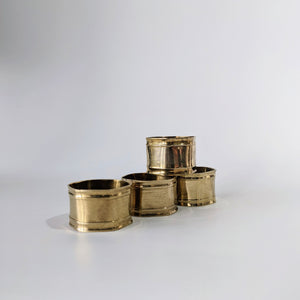 VIntage Brass Napkin Rings