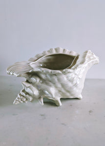 Vintage Iridescent Shell Planter
