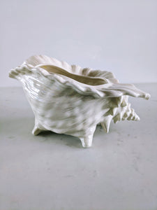 Vintage Iridescent Shell Planter