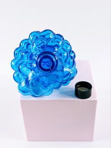 Vintage French Cluster Grapes Glass Bottle