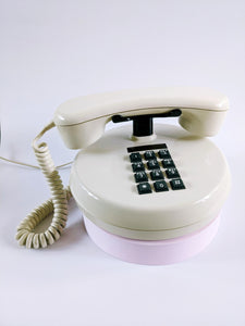 Vintage Cream Mid Century Modern Telephone